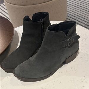 Kensie Charcoal Ankle Booties